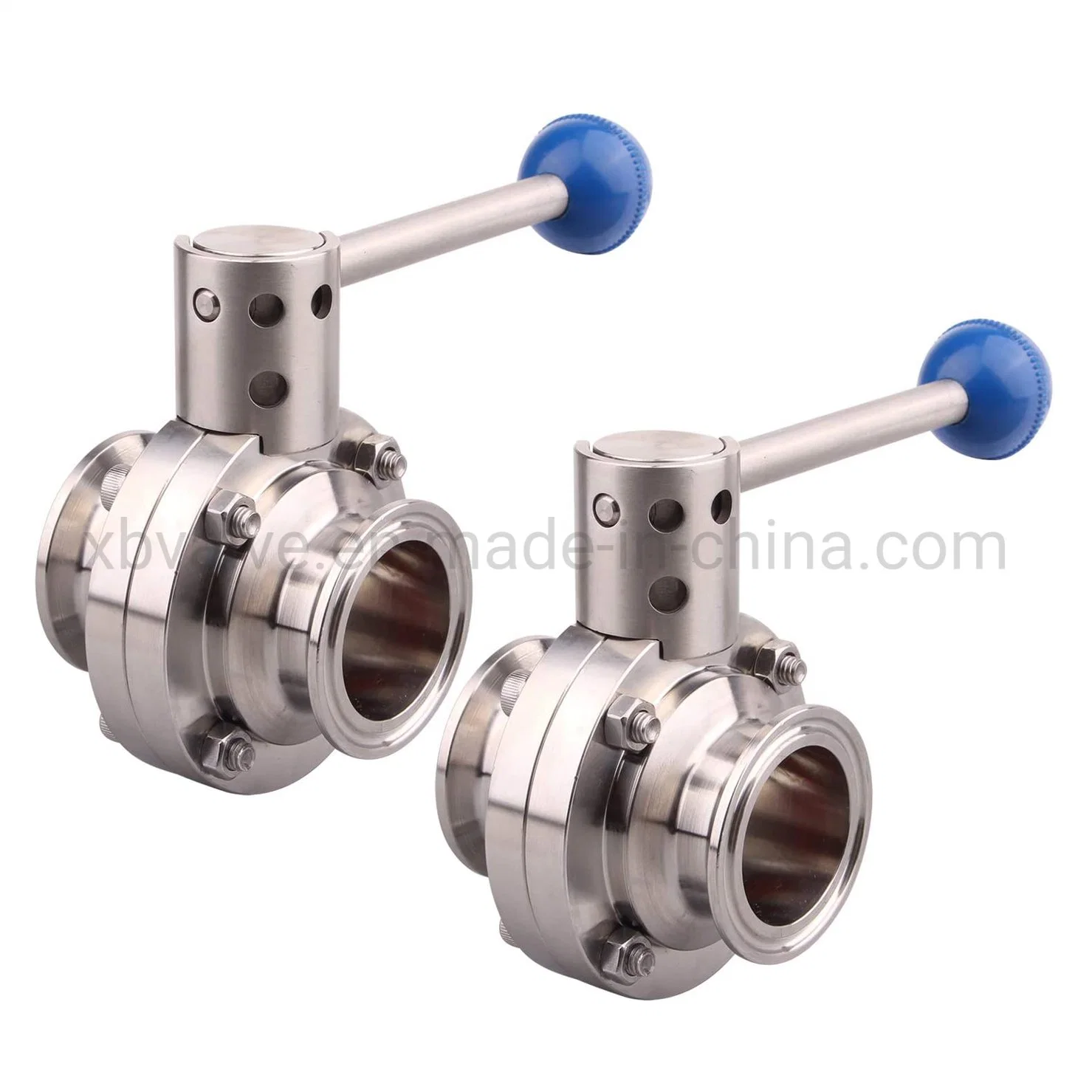 Best Seller High Quality DIN SS316L Tri Clamp Manual Butterfly Valve Food Grade 304 Stainless Steel Ball Valves Chinese Supplier Long Handle Hydraulic Valve