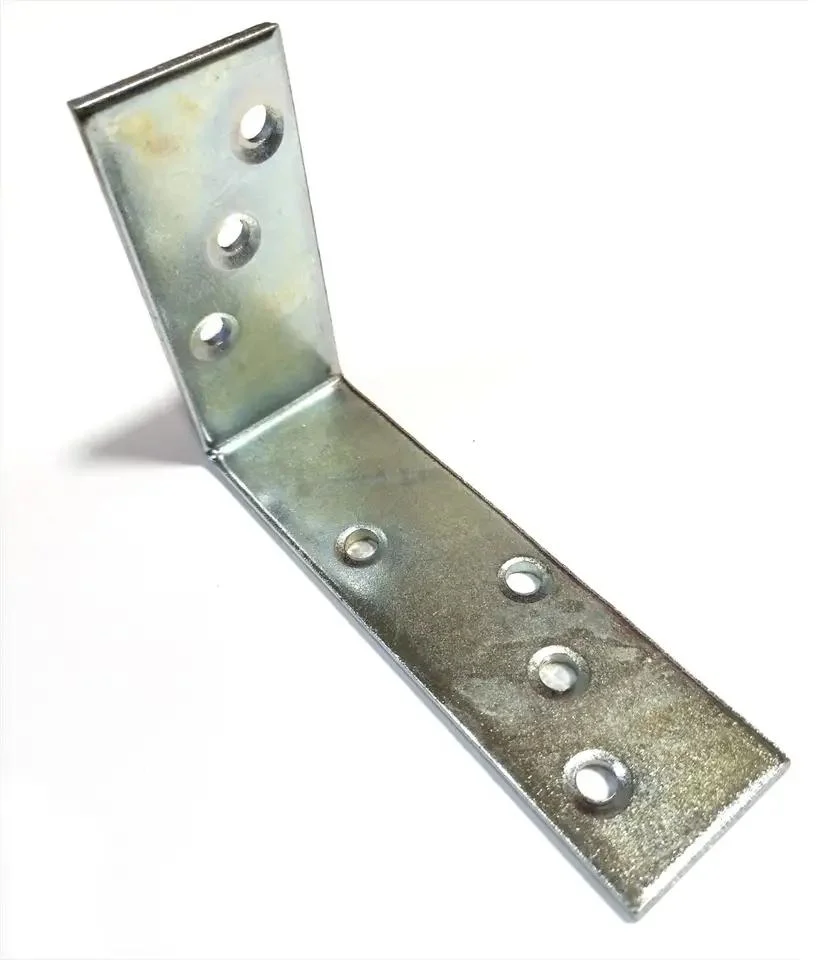 Metal Galvanised Angle Brackets Heavy Duty Steel L Shape Single-Side Bracket, Triangle Bracket,