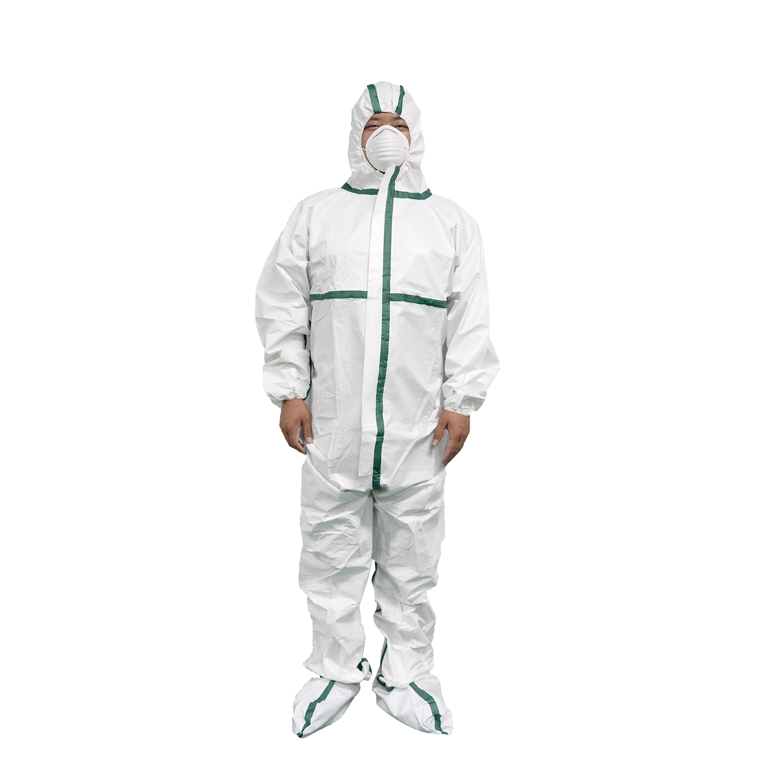 Type 4 5 6 Disposable Safety Full Body Protection Suit Coverall Clothing