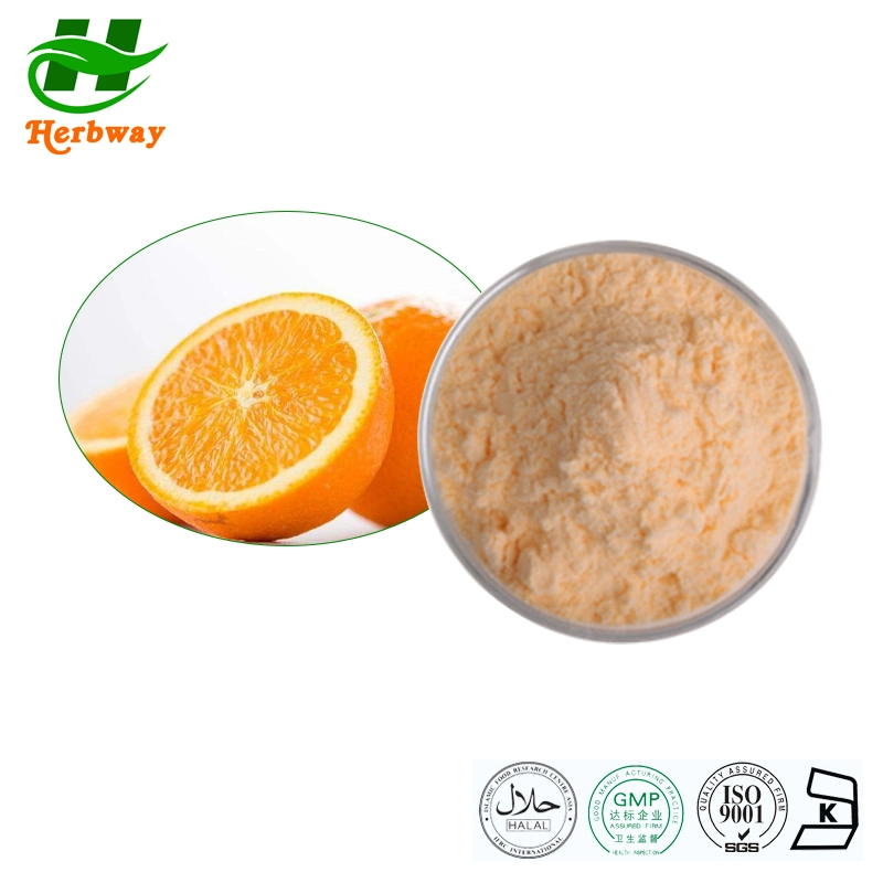 Herbway Kosher Halal Fssc HACCP Certified Food Supplememt Orange Fruit Juice Powder