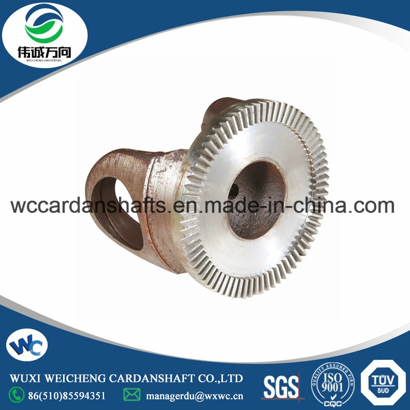 Wuxi Weicheng Brand Cardan Shafts Flange Yokes with Serration