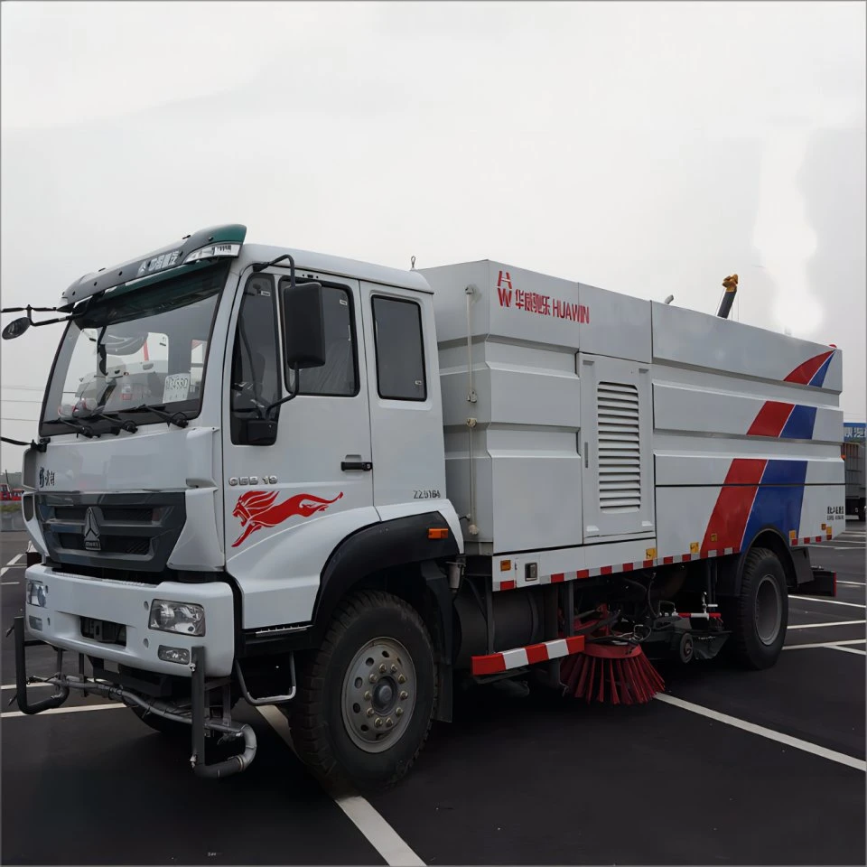 China Market High Pressure Brushes Asphalt Road Sweeper Cleaning Machine