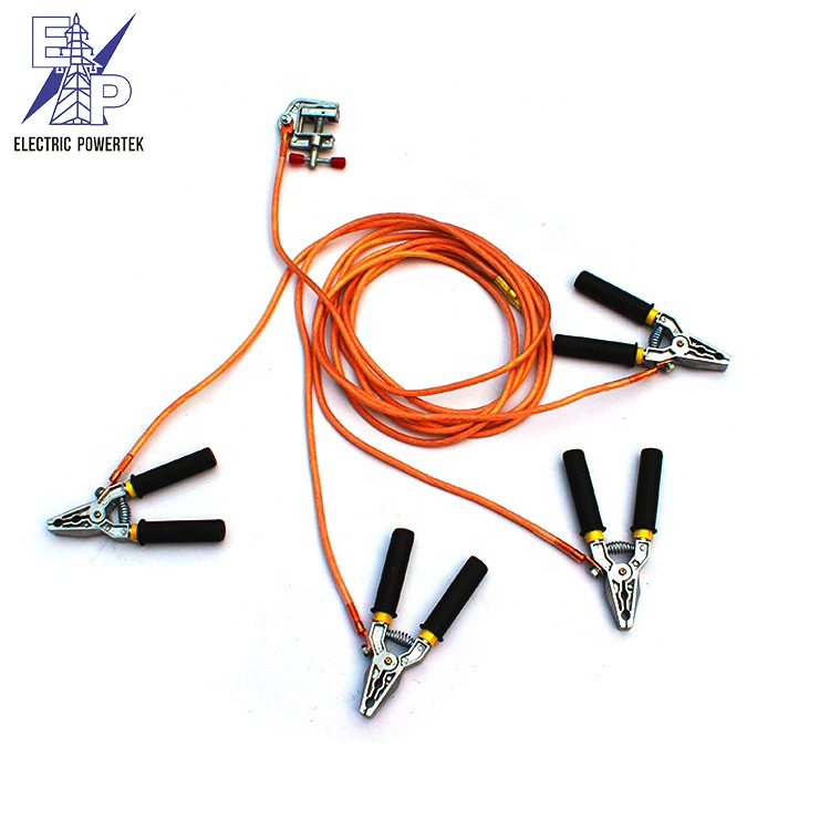 Temporary Grounding Equipment, Good Quality Copper Wire with Alloy Clamps, Used in Hv, Mv