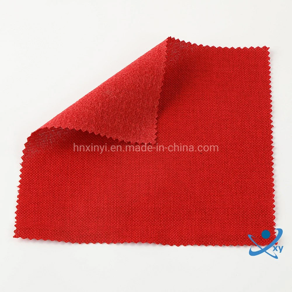 2020 China High quality/High cost performance Polyester Plain Linen Upholstery Fabric for Sofa and Chair