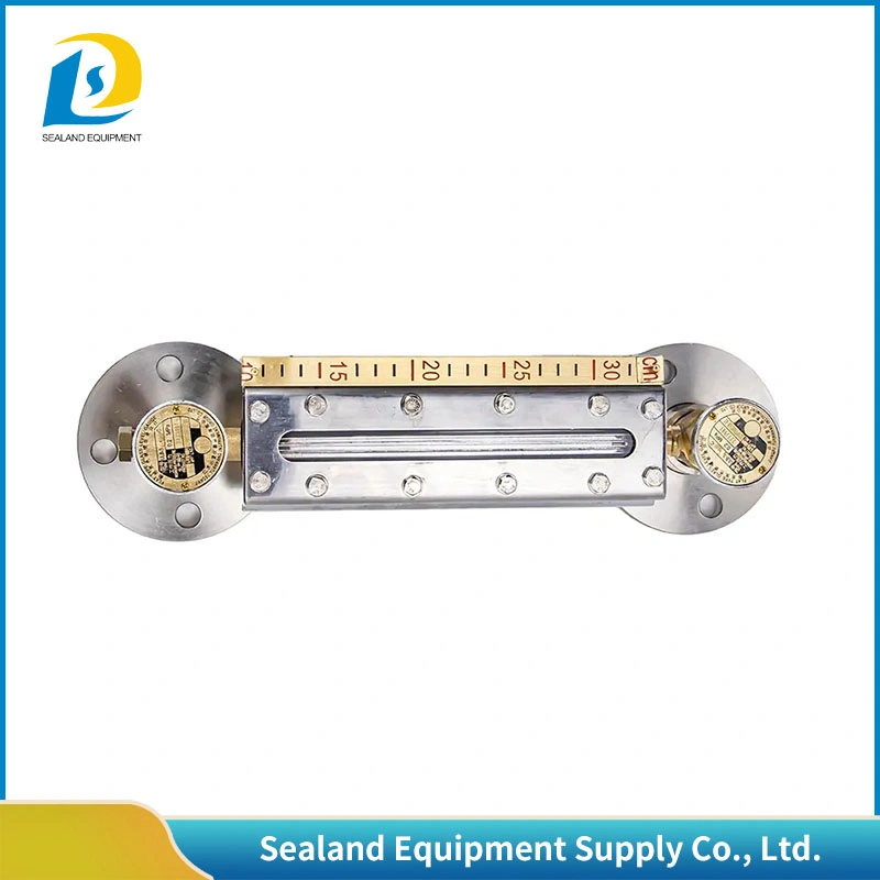 Sealand Factory Hi-Quality OEM Flat Type Glass Level Gauge for Oil or Water