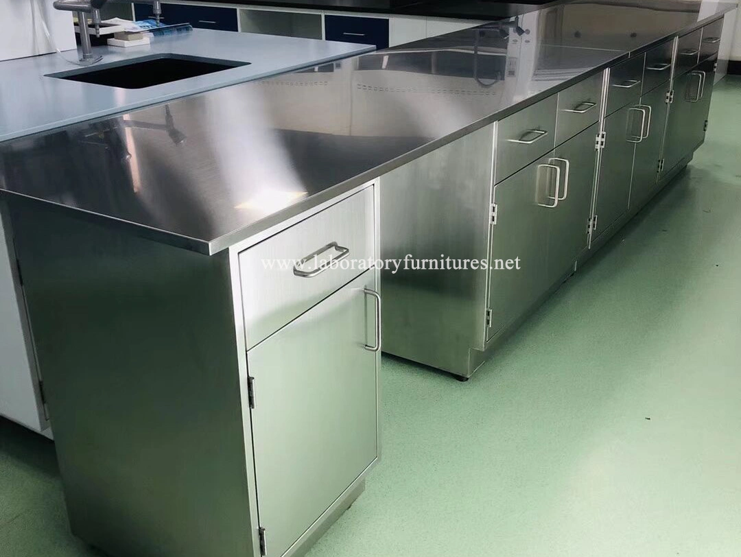 Stainless Steel Lab Furniture Stainless Steel Working Bench in Clean Room (JH-SS003)