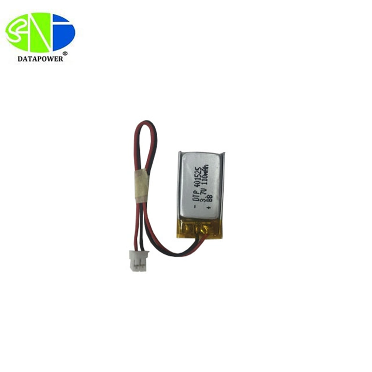 Dtp 3,7 V401525 110mAh petit circuit de protection de la Batterie Lipo avec et connecteur Jst-Phr-2P