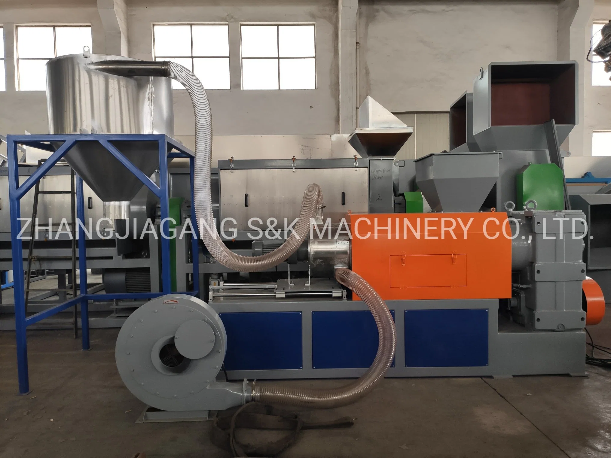 Film Extruder PP Woven Bag Squeezer Nylon Granulator Granule Making Machine Equipments