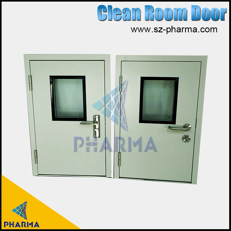 High Quality Hospital Operating Room Purification Sliding Steel Medical Airtight Cleanroom Door