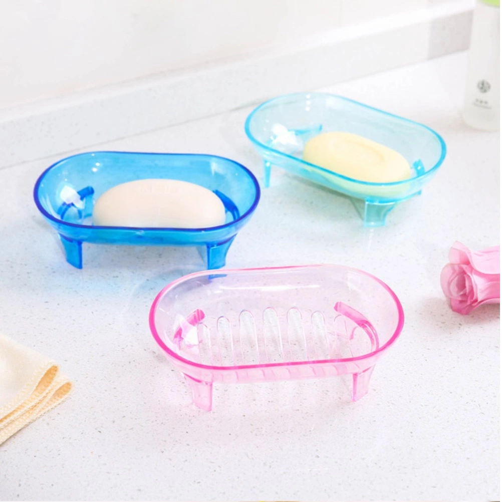 Draining Rack Portable Soap Dish Plastic Soap Box Minimalist Style Soap Box