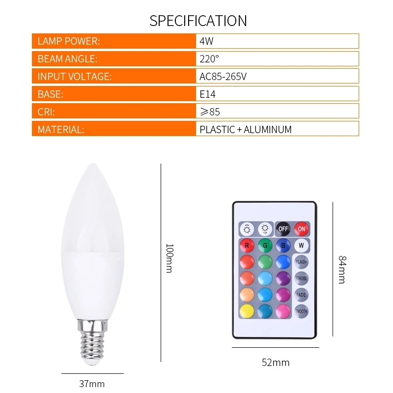 Warm White Energy Saving Lamp Smart 5W LED Bulb