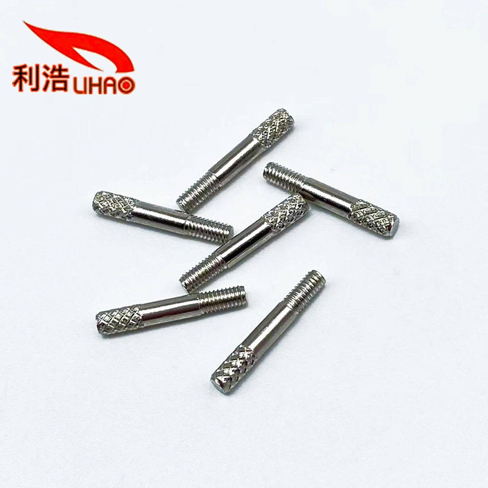 M2*16 Zinc-Plated Carbon Steel Double Spindle Threaded Rod Shaft/Axis