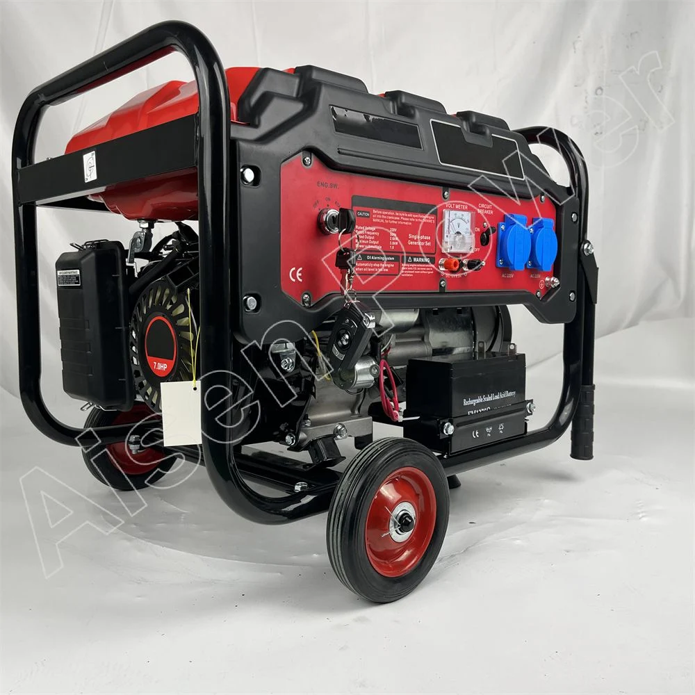 3kw Portable Gas Petrol Gasoline Generator Set