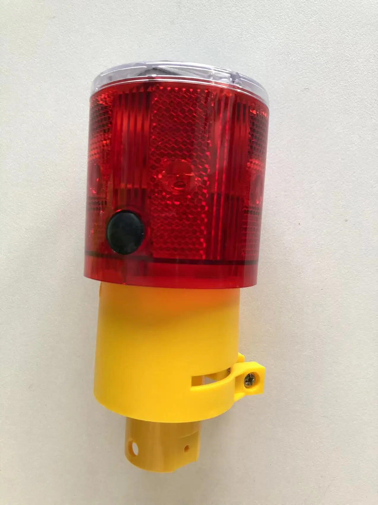 Solar Warning Light Flicker Beacon Road Sign Lamp