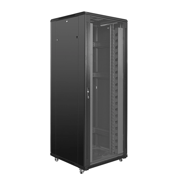 Floor Standing Cold-Rolled Steel Server Rack Cable Management Data Center IP Grade: IP20 Fixed Shelf, Cooling Fan, PDU Are Optional Accessories