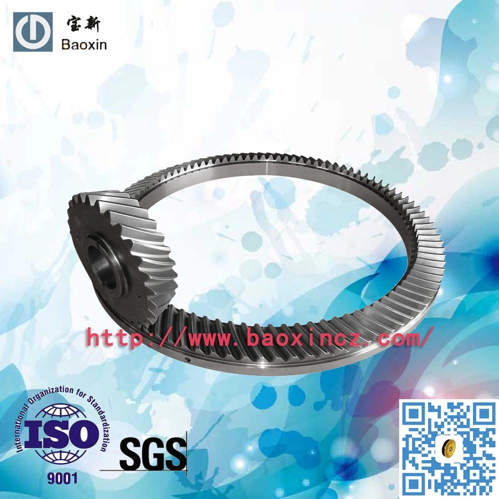 Oil Drilling Rig Rotary Table Spiral Bevel Gear/Gear Ring