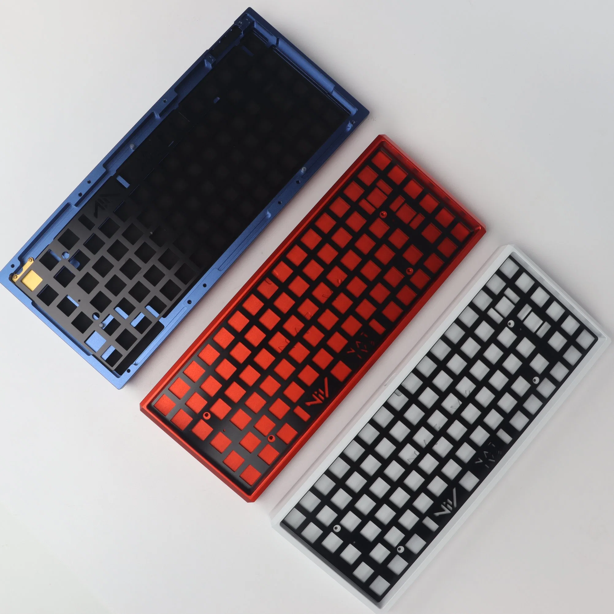 Aluminum Anodized CNC Machining Plate Stabilizer DIY Mechanical Keyboard Case