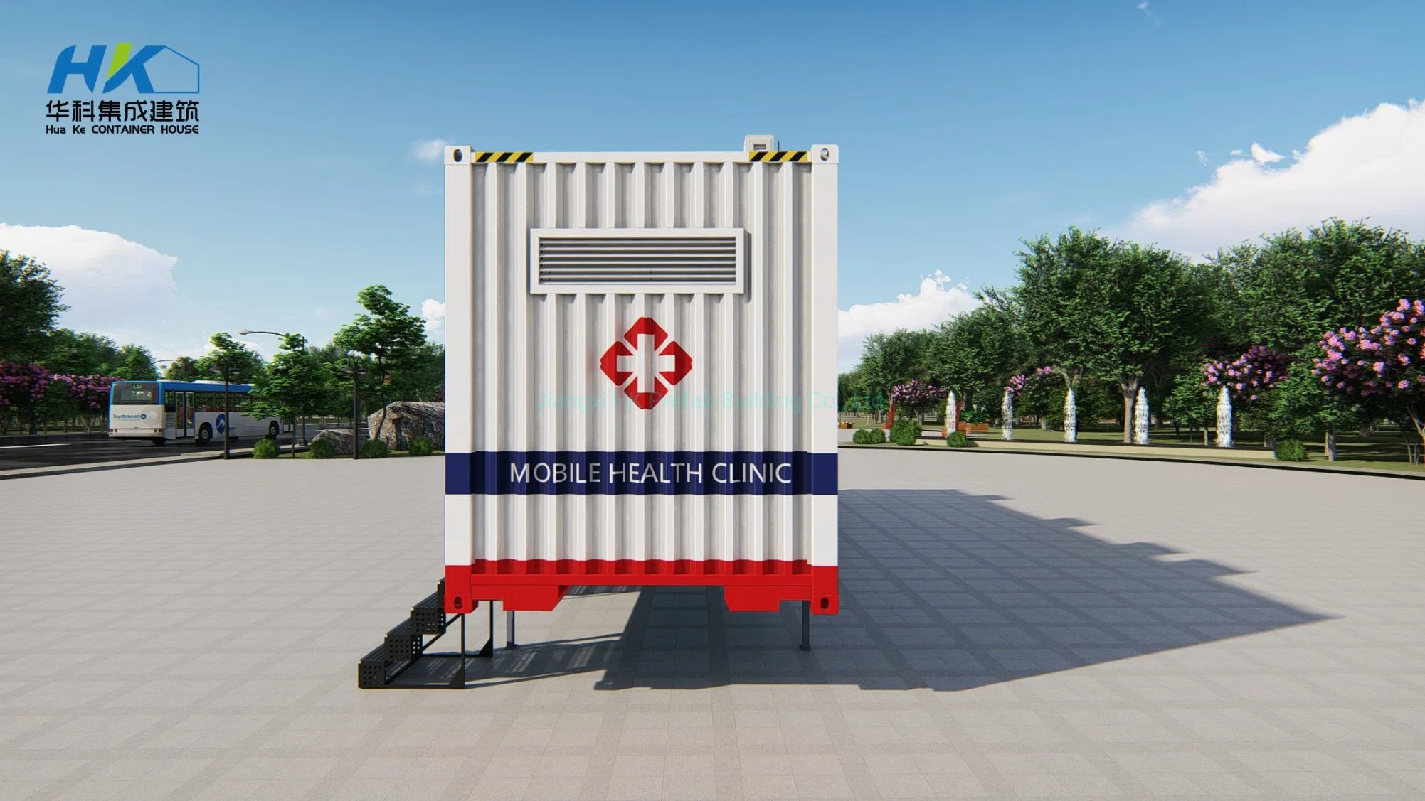 Temporary Mobile Prefabricated Portable Isolation Room Modular Container Medical Clinic/ Hospital