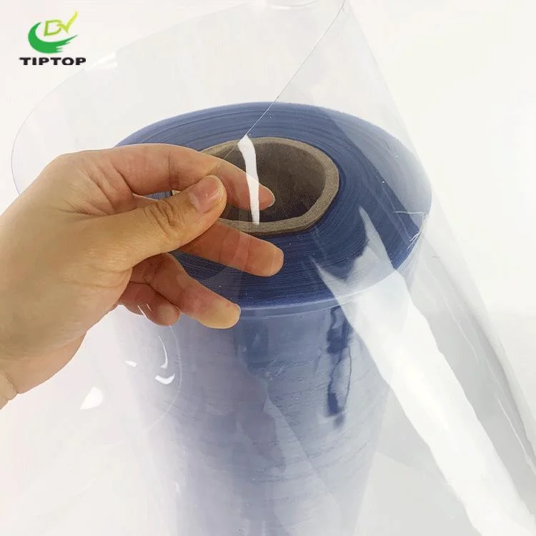 Tiptop-2 Food Grade Customized Color Transparent Clear Glossy Rigid PVC Sheet for Jelly Packaging