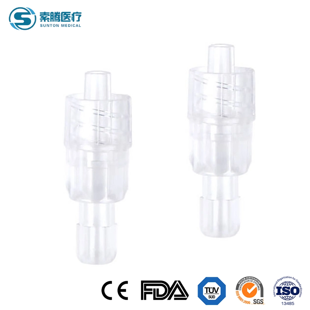 Sunton China Good Price 2-Piece Set Barb Tube Hot Sale ISO 13845 Safety Standard Medical Luer Lock Connector Manufacturing