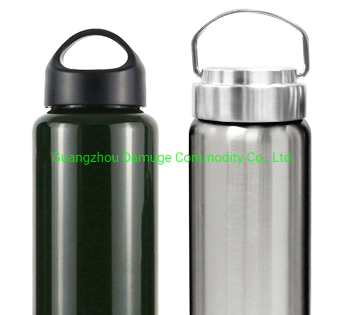 Custom Travel 350ml 500ml 750ml 950ml 1100ml Stainless Steel Vacuum Water Bottle Big Volume for Sports Gym Travel