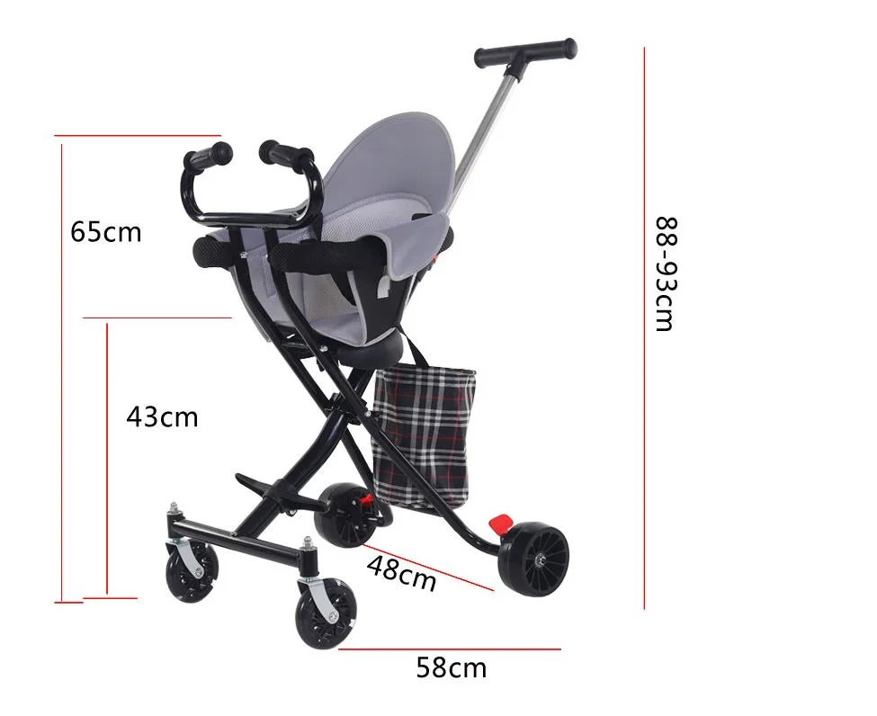 L'EPT de jouets éducatifs de l'apprentissage multifonction de marche du chariot de pliage de voiture poussette marchette pour bébés avec de la musique et de la lumière