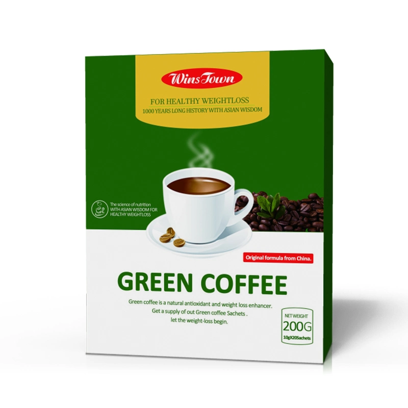 Slim Green Coffee Slimming Natural Herbs Diet Private Label Weight Loss Instant Ganoderma Coffee