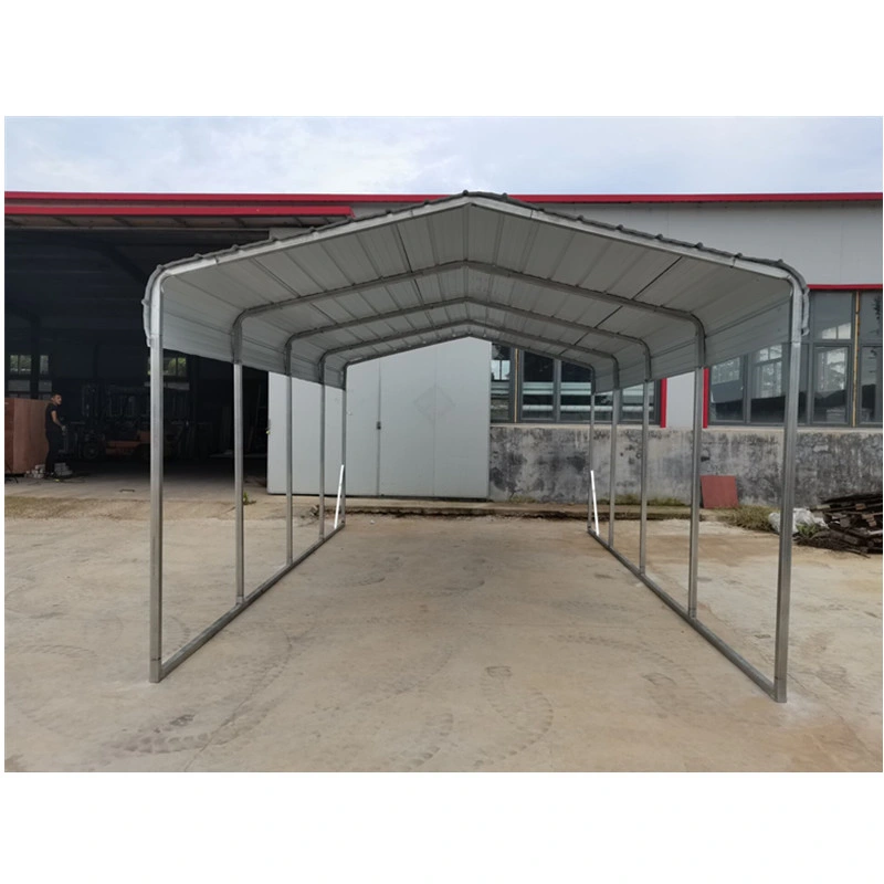 Carpa plegable portátil con estructura de acero para estacionamiento de vehículos