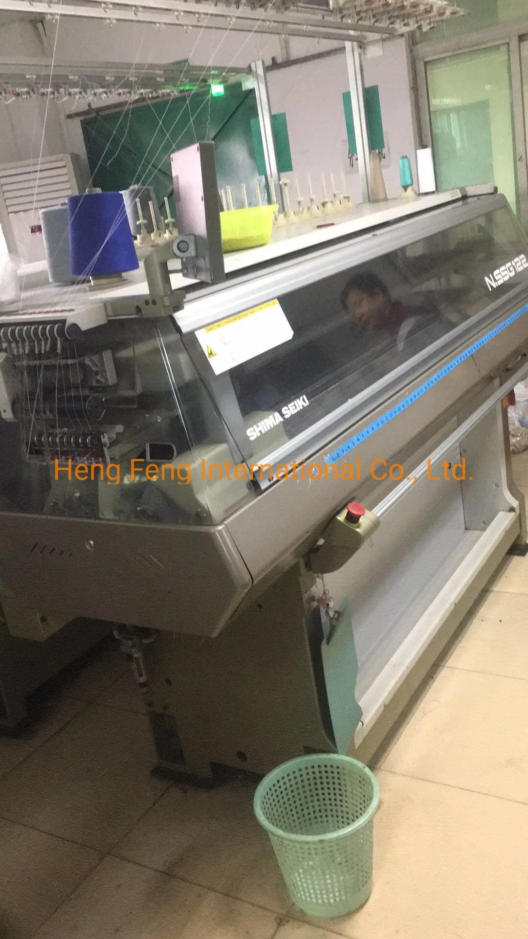 Used Shima Seiki Nssg 122sv 14G Flat Knitting Machine, Year 2010, Automatic Knitting Machine with Full Needle Bed