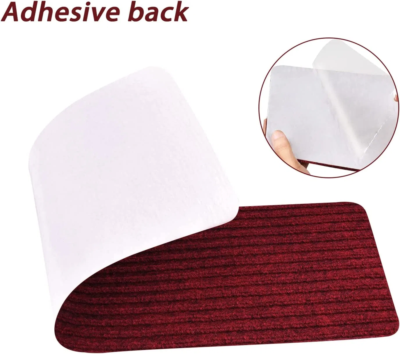 Piso de madeira Non-Slip Protecção Self-Adhesive Escada tapete antiderrapante