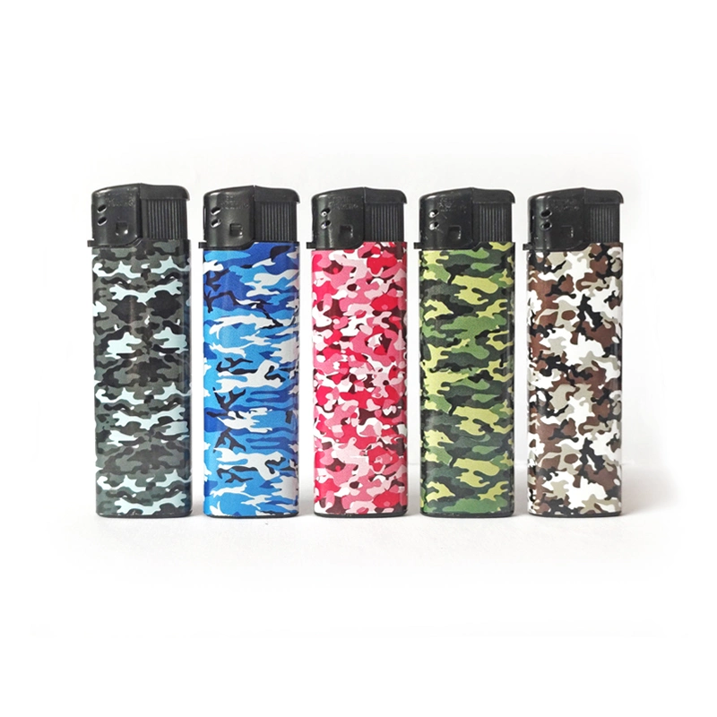 Disposable Electronic Flint Gas Cigarette Plastic Lighter Fh-608