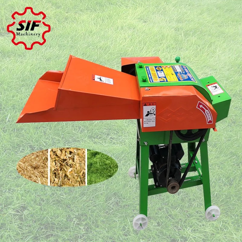 Sif Good Price Agricultrual Machinery Mini Silage Crusher Machine Hay Chaff Cutter Machine