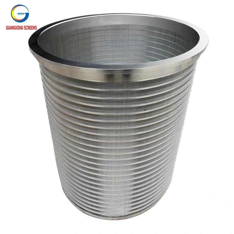 Water Screen Weidge Wire Filter Mesh Stainless Steel Filter Screen