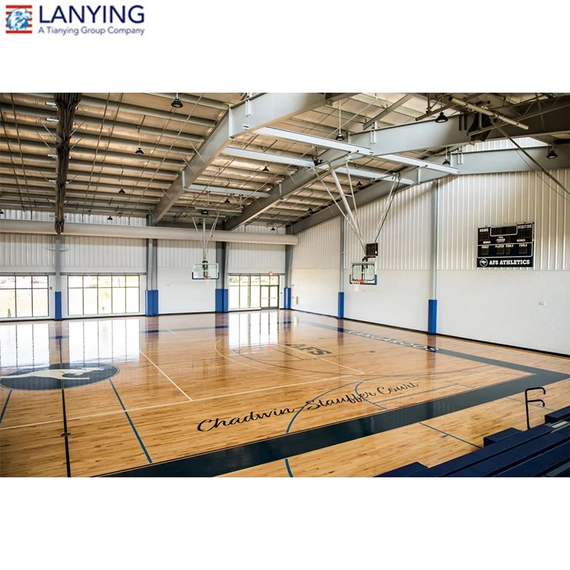 Sala de Exposiciones Comerciales diseño Sala de bodas Gimnasio Cancha de baloncesto de materiales de construcción la construcción de estructura de acero