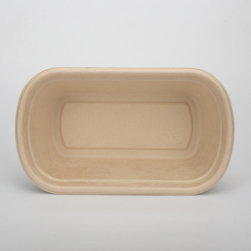 Biodegradable to Go Containers Food Tub Eco Friendly Disposable Sugarcane Fiber Bagasse Meal Pulp Lunch Box with Lid