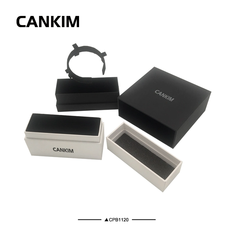 Новый дизайн Cankim браслет поле бумаги бумага браслет окно Bangle стенд коробки с логотипом