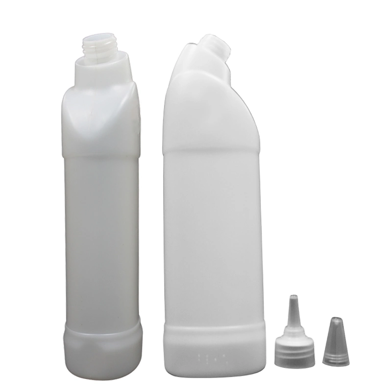 Weiß 750ml leere Toilettenreiniger Flasche Flüssigseife Squeeze Kunststoff Flasche mit Drehverschluss