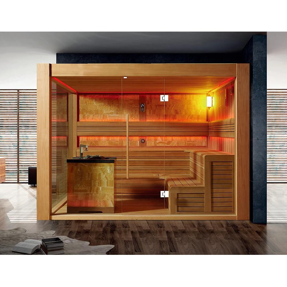 Luxury Modern 10 Person Sauna Bath Shower Room House for Sale