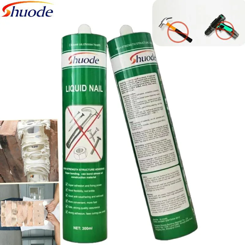 High Corrosion Resistance All Purpose One Part Liquid Nails Adhesive for Construction