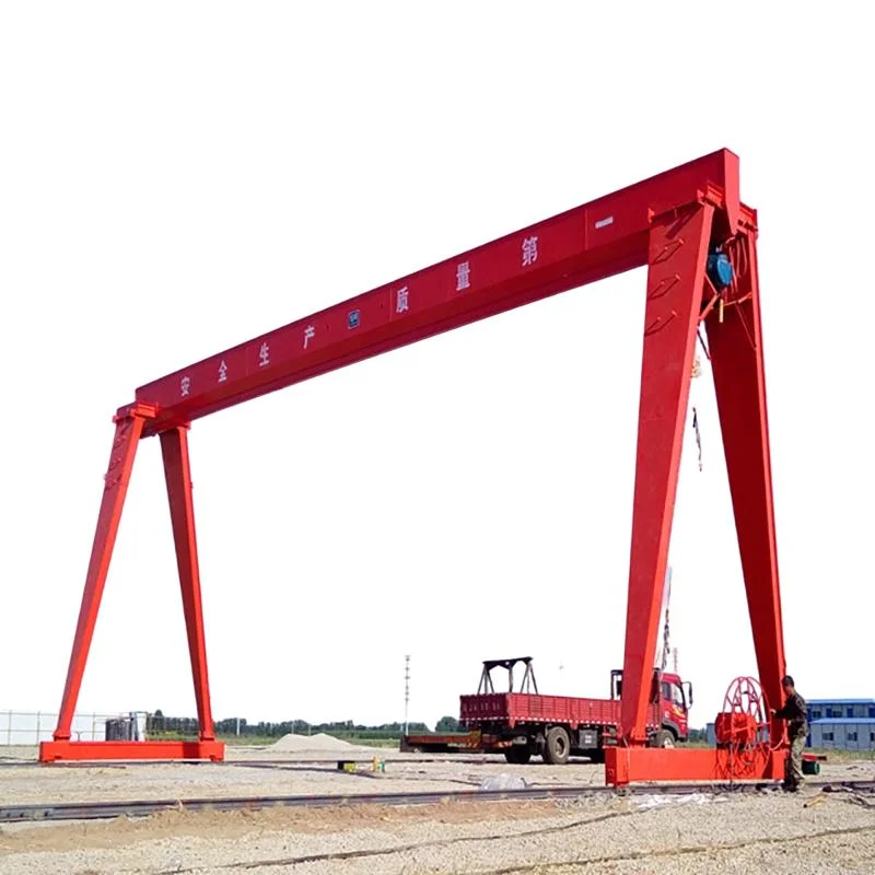 5ton-20 grúa de gantry montada en carril de viga única de Ton