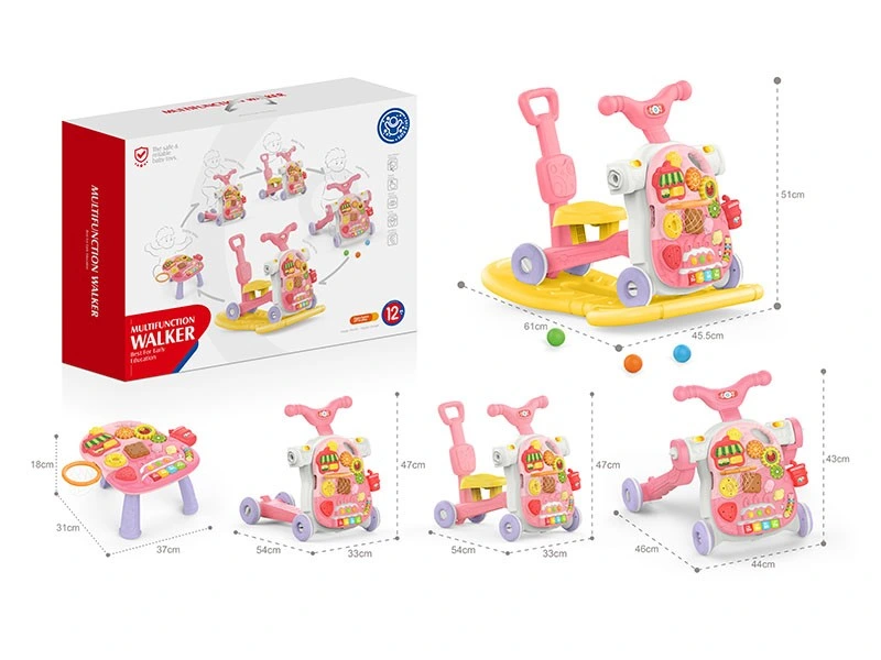Baby Toys Learning Walker Sit-to-Stand Baby Musical Walker Kids Early Educational Activity Center Toys for Children