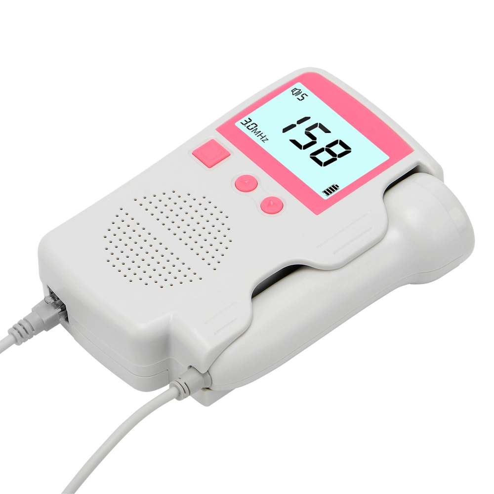 Baby Fetal Sound Heart Rate Detector LCD Display No Radiation