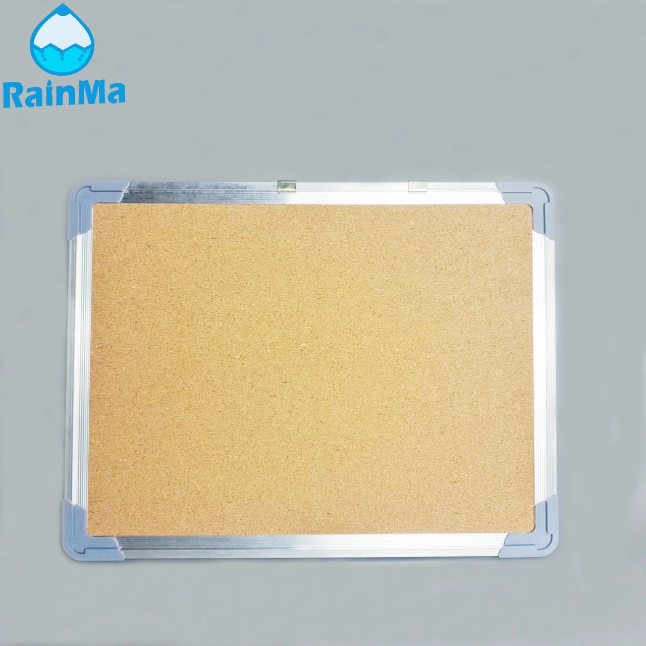 Tamaño personalizado Tablero de anuncios de corcho montado en la pared Tablón de anuncios de madera con Marco de aluminio con imán basculante