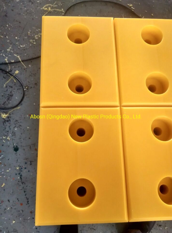 Muelle de carga del almacén de la junta del guardabarros Paragolpes de goma 100% de material de UHMWPE