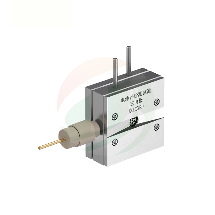 Batería de litio XRD in-situ célula de prueba - sistema de tres electrodos