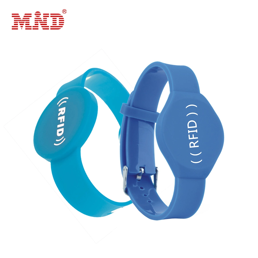 Custom Logo Design Items China Personalized RFID Lf Hf Silicone Wristbands