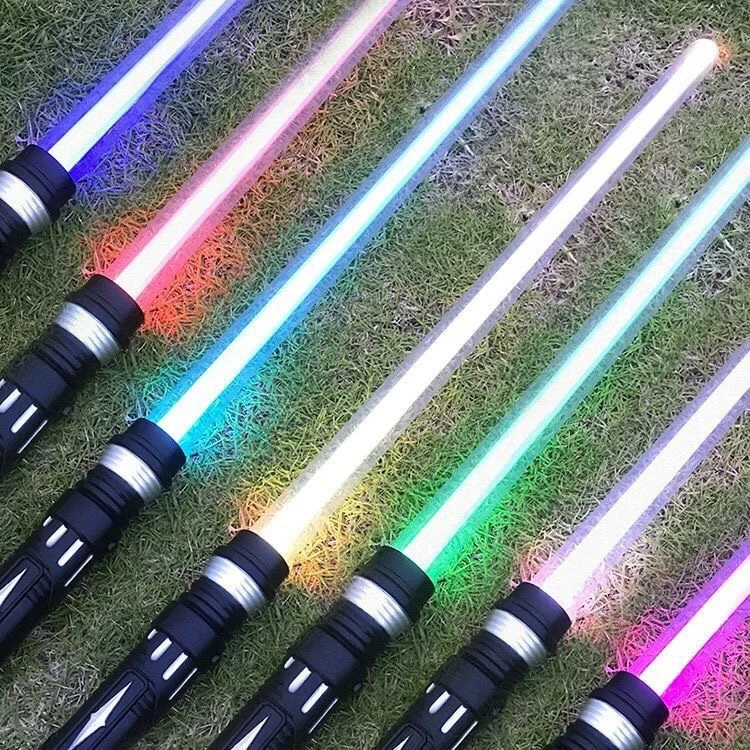 Children&prime; S Laser Sword Flash Stick Hair Lightsaber Props