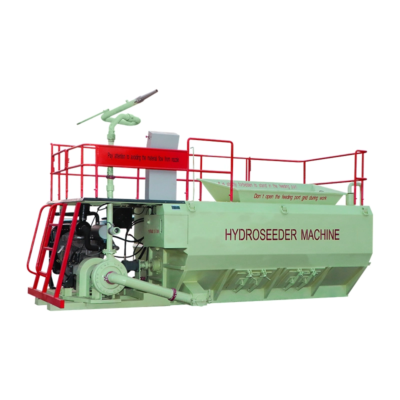 China Diesel Soil Hydroseeding Machine for Slope Protection