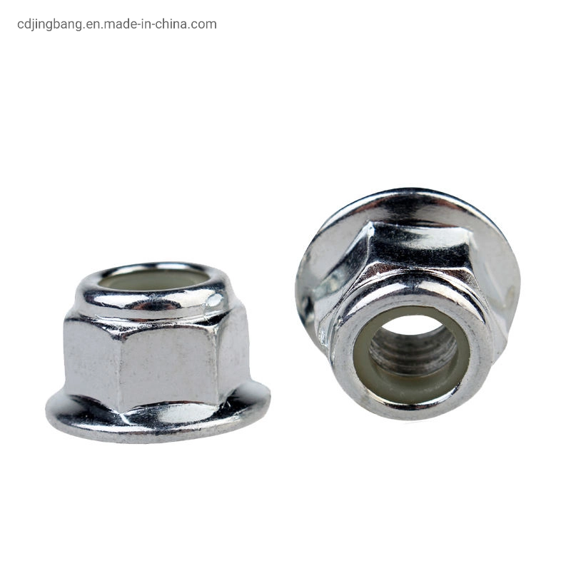 Zinc Plated M6 M8 M10 M4 M12 M14 Flange Nut