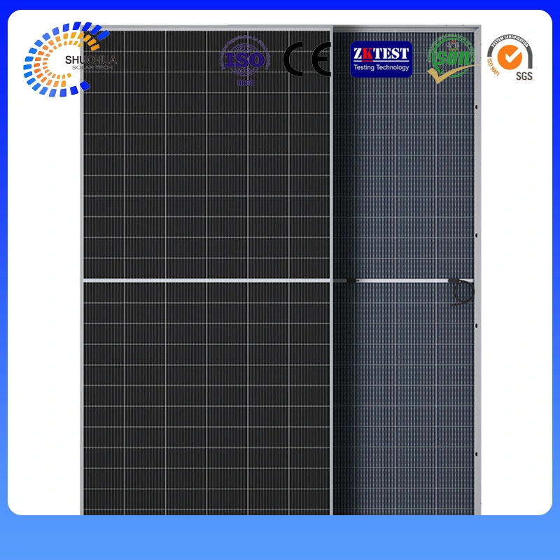 Solar Panel All Black 690W 695W 700W 132cells Mono Half Cell Solar Panel Black Frame Promotional Stock Shm685W Photovoltaic Solar Panel